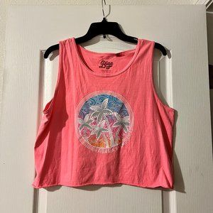 Avila Beach, CA Crop T Shirt Style Tank Top